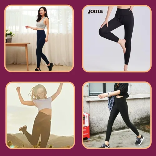 Vista 5 de KKP Pantalones de yoga de cintura alta para mujer, control abdominal, ejercicio, correr, yoga