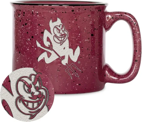 Vista 61 de Rico Industries NCAA Speckle 12oz Laser Engraved Campfire Mug