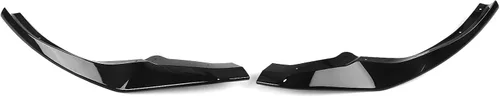 Vista 4 de Kit de carrocería divisor de alerón de parachoques delantero para Audi Q8 2018-2023 SQ8 2019-2023 negro brillante