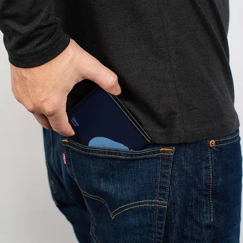 Vista 5 de Buckle-Down Billetera plegable para hombre Aladdin Genie