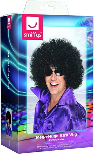 Vista 3 de Smiffys Peluca Afro para hombre Mega-Huge