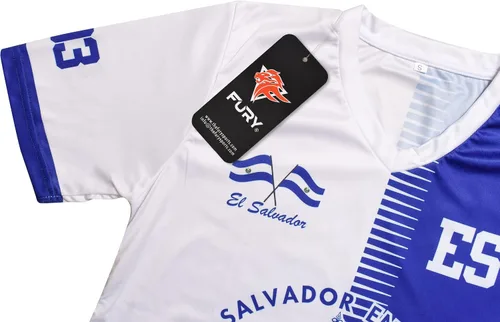 Vista 7 de Fury Camiseta de fútbol - Camisa Salvador - Manga Corta Unisex