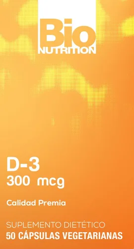 Vista 3 de Bio Nutrition D3 12000 Iu Vegi-Caps, 50