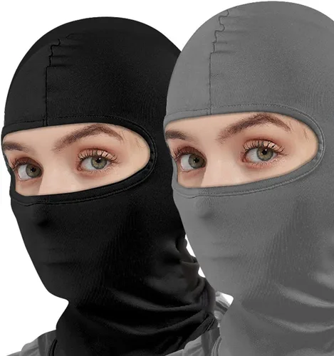 Vista 2 de 2 máscaras de esquí, pasamontañas para hombres y mujeres, para esquí, snowboard, fútbol, correr, equitación, motocicleta y protección UV