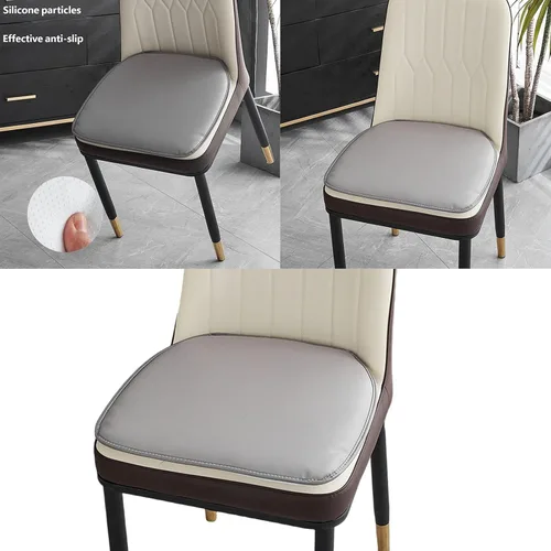 Vista 2 de Cojín antideslizante para silla con aspecto de cuero para asientos