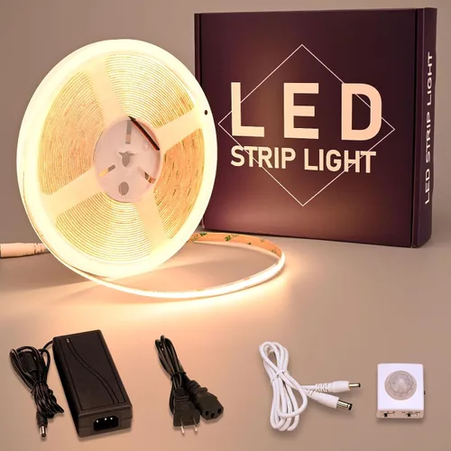 Vista 14 de GOMING Tira de luz LED COB con sensor de movimiento, 16.4 pies