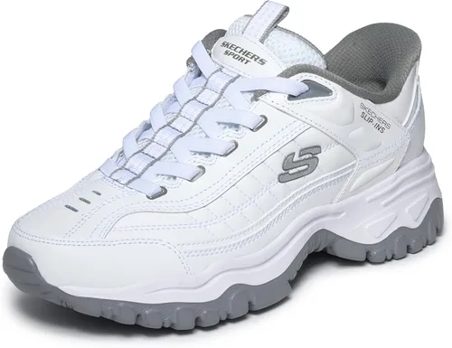 Vista 11 de Skechers Afterburn E'lite Grill Corporal - Zapatos sin cordones para hombre Blanco/azul marino