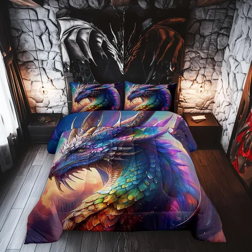 Vista 10 de Juego de edredón estampado de ovejas, juego de ropa de cama vintage de granja para niños, niñas, mujeres, adultos, parejas, ovejas, juego de edredón