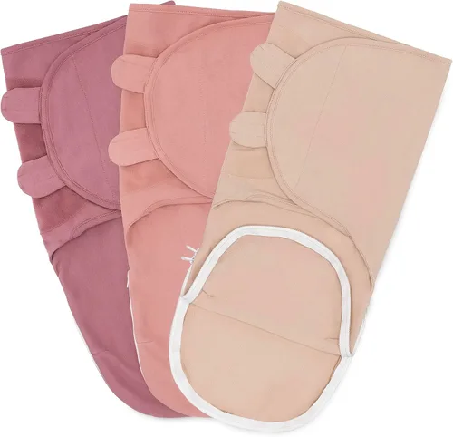 Vista 2 de Comfy Cubs Mantas envolventes para bebé, niña, niño y bebé, toallas de muselina de algodón para bebé