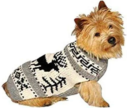 Vista 2 de Chilly Dog Suéter para perro con bandera estadounidense (XXS)