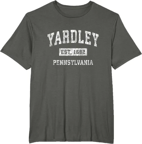 Vista 7 de Yardley Pennsylvania PA - Camiseta de manga corta, diseño deportivo