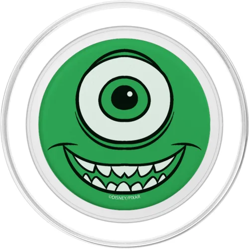 Vista 2 de Disney Pixar Monsters Inc. Mike Wazowski Big Face PopSockets MagSafe PopGrip para iPhone
