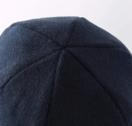 Vista 3 de Connectyle Hombres Fleece Reversible Beanie Hat Skully Gorras Calientes Invierno Sombreros
