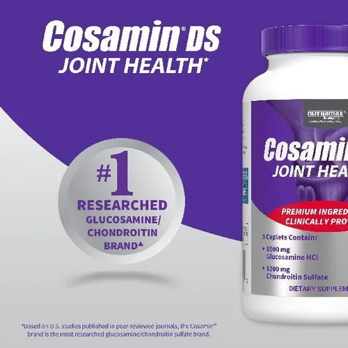 Vista 5 de Nutramax Laboratories Cosamin DS Suplemento de salud articular con glucosamina y condroitina para hombres y mujeres adultos, suplemento