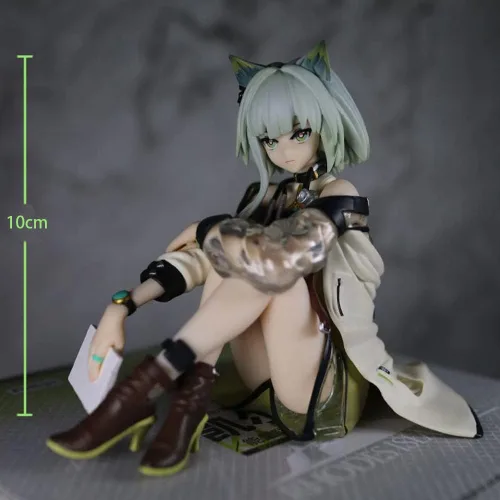Vista 2 de QAHEART Lappland Figura Kaltsit/Angelina Ajimu Figura Modelo de Acción, Estatua de Anime Niña Figurilla Modelo Muñeca Decoración Decorativa 2 Piezas