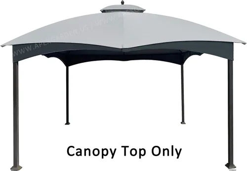Vista 3 de APEX GARDEN Toldo Superior de Repuesto para Gazebo Lowe's Allen Roth 10X12 #GF-12S004B-1 (Gris)