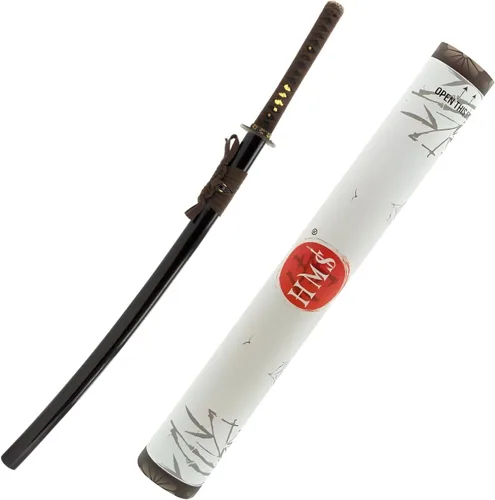 Vista 10 de Katana Samurai - Espada para exhibición, forjada a mano, acero al carbono