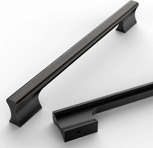 Vista 19 de Asidrama - Paquete de 10 manijas de gabinete de cocina color oro cepillado de 3 pulgadas (76mm), accesorios dorados para gabinetes de cocina