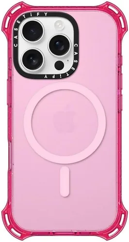 Vista 34 de CASETiFY Funda Bounce para iPhone 16 Pro [a prueba de golpes, 21.3 pies, protección contra caídas de grado militar 6X, compatible con Magsafe] Azul