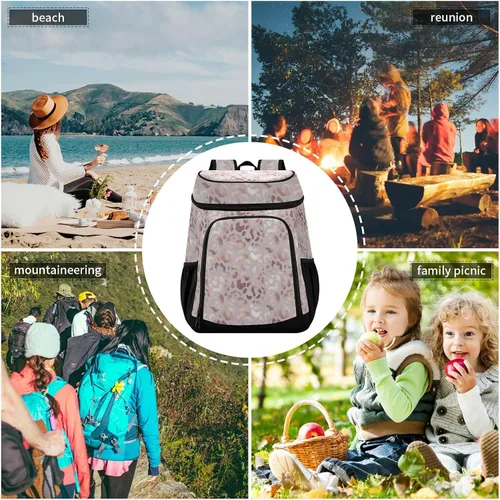 Vista 7 de Cooler Backpack Insulated Waterproof Leak Proof Beach Cooler Bag Lightweight Lunch Picnic Camping Backpack Cooler for Men and Women