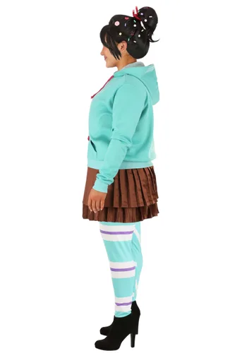 Vista 3 de Disfraz Disney Vanellope Talla Grande de Wreck-It Ralph Multicolor