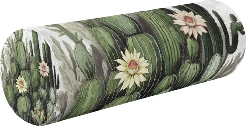 Vista 15 de Dog Paw 4 Almohada de Refuerzo, Almohada Redonda para Cama con Funda Extraíble Lavable, Almohadas Cilíndricas para Cabeza, Cuello, Espalda y Pata