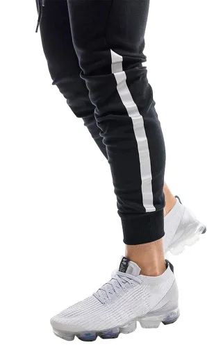 Vista 3 de Wangdo Pantalones deportivos ajustados para hombre, pantalones de entrenamiento para gimnasio, pantalones deportivos cónicos, pantalones deportivos