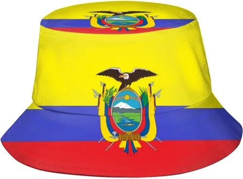 Vista 10 de Lindo sombrero de pescador con bandera divertida, plegable, a la moda, para exteriores, para mujeres, hombres, niños y niñas Bandera de Santa
