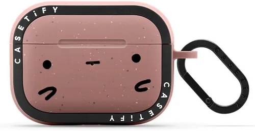 Vista 24 de CASETiFY Bounce Airpods Pro (1ª/2.ª generación) - Funda con anillo, negro Kingsnake - carbón mate