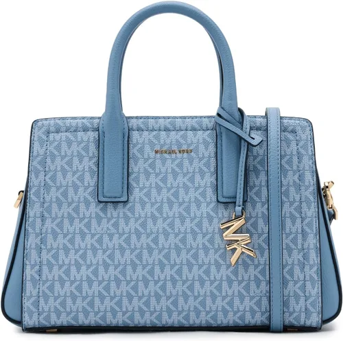 Vista 59 de Michael Kors - Laila, bolso pequeño para mujer Herrajes dorados/vainilla/bellota