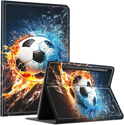 Vista 94 de Slim Case for Samsung Galaxy Tab S10 Lite / S10 FE / S9 FE 10.9" & Galaxy Tab S9 11", Multi-Angle Stand PU Leather Smart Folio Cover with Soft TPU