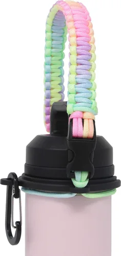 Vista 14 de One MissionX - Asa de cuerda paracord para botellas YETI Rambler de 46 onzas, 36 onzas, 26 onzas, 64 onzas, 18 onzas, 12 onzas, correa de transporte