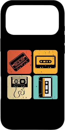 Vista 22 de Cassette Tape Music 70s 80s 90s Retro Playlist Case for iPhone 17