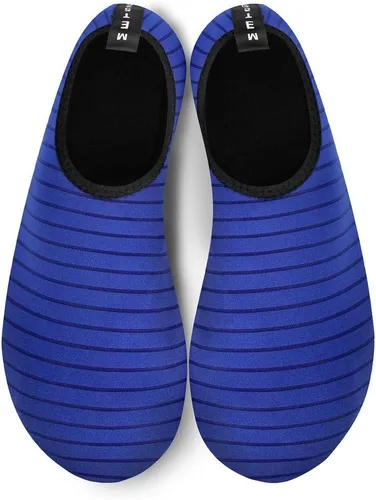 Vista 3 de Zapatos de agua para niños, mujeres y hombres sensación de pies descalzos, de secado rápido, calcetines acuáticos para playa, actividades al aire