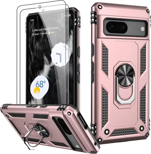 Vista 79 de LUMARKE para Google Pixel 3A XL - Funda con protector de pantalla, funda protectora grado militar probada contra caídas de 16 pies con soporte