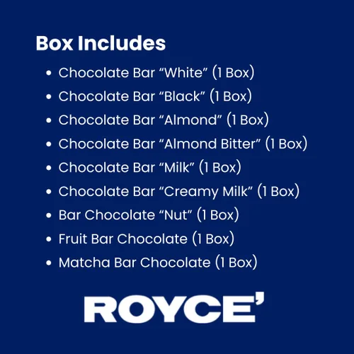 Vista 7 de ROYCE Bar Collection - Surtido de chocolates con una variedad de barras de chocolate Set de regalo de chocolate de lujo Barra de chocolate