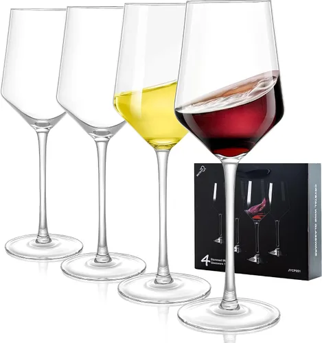 Vista 11 de MICHELY Beer Glasses Set of 4,Quality Glass Mugs with Elegant Design for Various Occasions