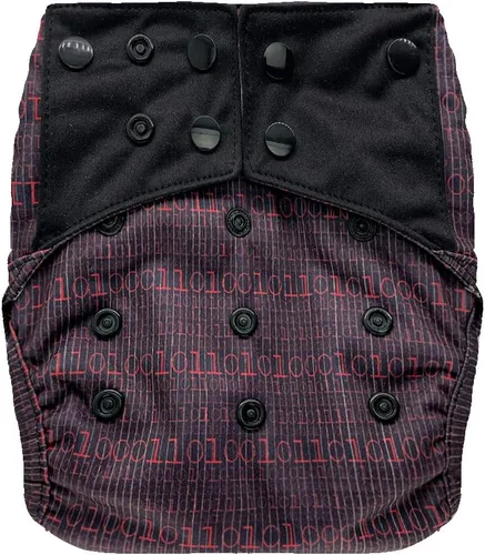 Vista 10 de Cubierta impermeable reutilizable para pañales: para pañales de tela preplegados, planos, ajustados o insertos (átomo)