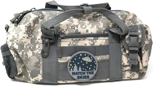 Vista 9 de Alien UFO Enthusiast PVC Hook and Loop Patch - Paquete de 2 parches tácticos