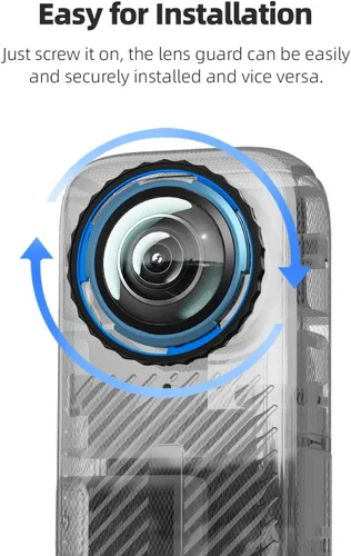 Vista 8 de Insta 360 X4 - Protector de pantalla para Insta360 X4 X 4 9H, película de vidrio templado duro, antiarañazos, sin burbujas