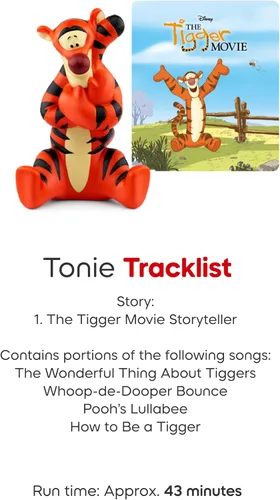 Vista 5 de Tonies Figura de juguete de audio Tigger de la película de Disney The Tigger Movie