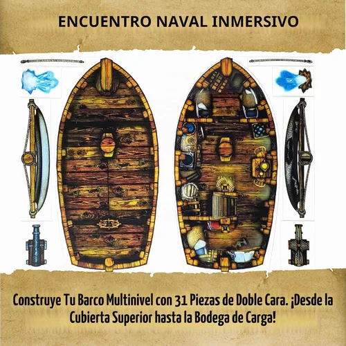 Vista 3 de Arcknight Boats - Objetos de rol, 30 piezas Barcos