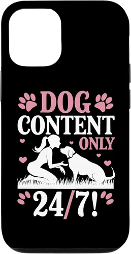 Vista 28 de Dog Content Only 24 7 Dog Mom Puppy Lover Hearts Case for iPhone 17