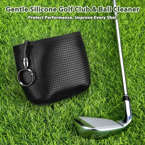 Vista 4 de MOSTY Golf Club & Ball Cleaner Bag,Durable Golf Club Cleaning Kit and Ball Washer Pouch,Club Cleaner for Golf Bag, Golf Gifts for Men Women Golfers