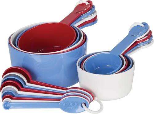 Vista 3 de PrepWorks Ultimate Juego de Medición - Juego de 19 piezas con tazas medidoras y cucharas para mediciones precisas de ingredientes secos y líquidos