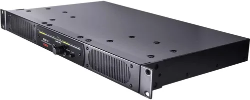 Vista 4 de Fostex Monitor estéreo AMS-RM-3 1U para montaje en rack Accepts both analog input (XLR & 1/4"TS phone) and digital Input (AES/EBU), Headphone out