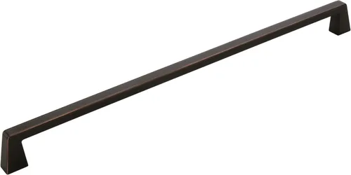Vista 74 de Amerock BP55280GM Tirador de aparato de bronce Mango de electrodoméstico de centro a centro de 12 pulgadas (12.008 in) Roca negra Tirador