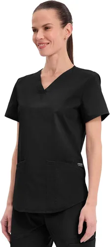 Vista 3 de CHEROKEE Workwear Profesionales cuello en V Negro