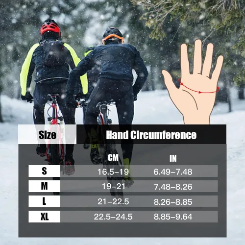 Vista 6 de Guantes de invierno para hombres y mujeres para clima frío, guantes de invierno impermeables para hombre, cálidos con dedos para pantalla táctil