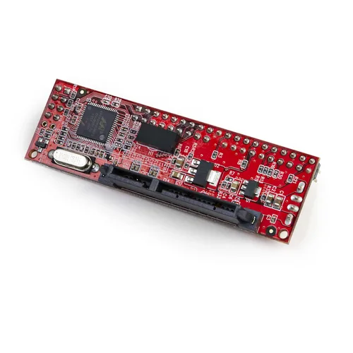 Vista 2 de StarTech Adaptador de disco duro SATA a IDE de 2,5 o 3,5 pulgadas para acoplamiento de disco duro (SAT2IDEADP)